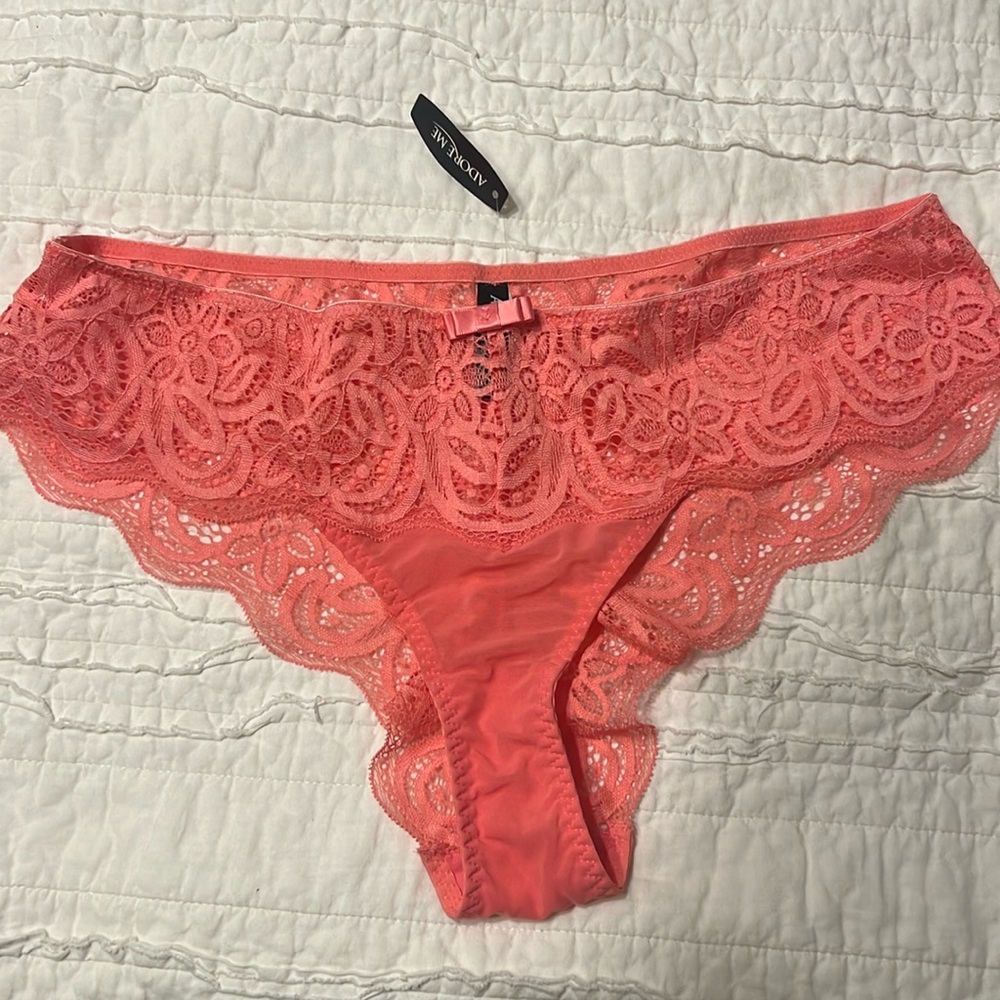 NWT Adore Me Lace Cheeky Underwear 0XL